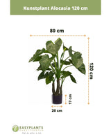 Konstgjord växt Alocasia 120 cm