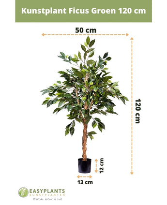 Konstgjord växt Ficus Green 120 cm