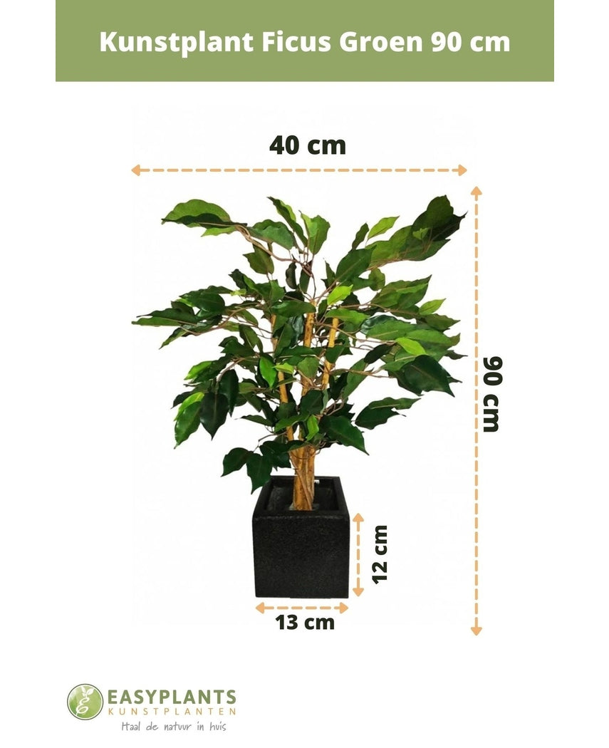 Konstgjord växt Ficus Green 90 cm