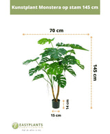 Konstgjord växt Monstera på stam 145 cm