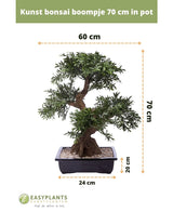 Konstgjort bonsaiträd 70 cm i kruka