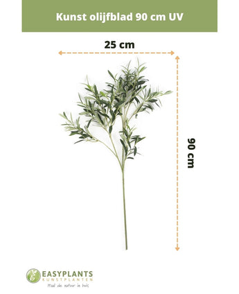 Konstgjort olivblad 90 cm UV