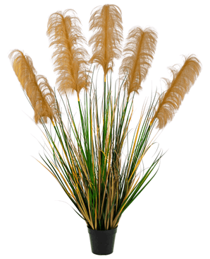 Konstgjort pampasgräs 120 cm brandhämmande