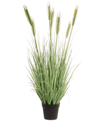 Konstgräsväxt Grön 130 cm flamskyddad