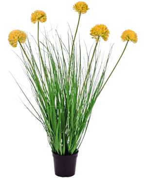 Konstgräsväxt Lök 70 cm flamskyddad
