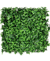 Artificiell Hedge Ivy 50x50 cm UV är en fyrkantig panel tätt täckt med livfulla gröna konstgjorda murgrönablad, som ger en frodig, naturlig look mot vilken vanlig bakgrund som helst.