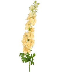 Konstgjord blomma Delphinium 105 cm kräm