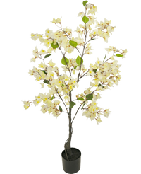 Bougainvillea konstgjord växt 120 cm vit
