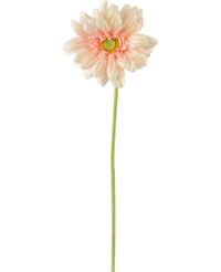 Konstgjord blomma Gerbera mini 47 cm mjukrosa